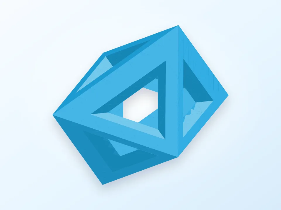 Diamond Frame 3D model preview