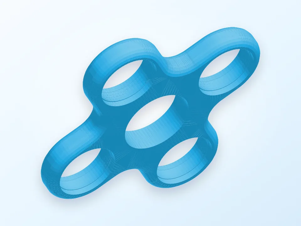 Micro spinner 3D model preview