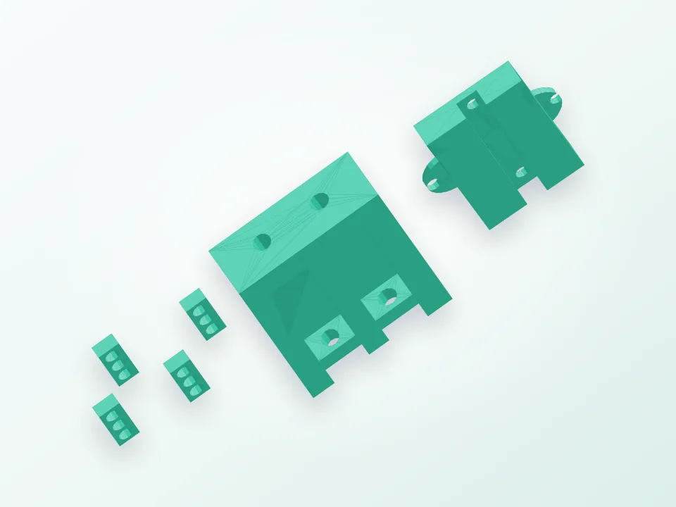 Electrical box second version 3D model preview