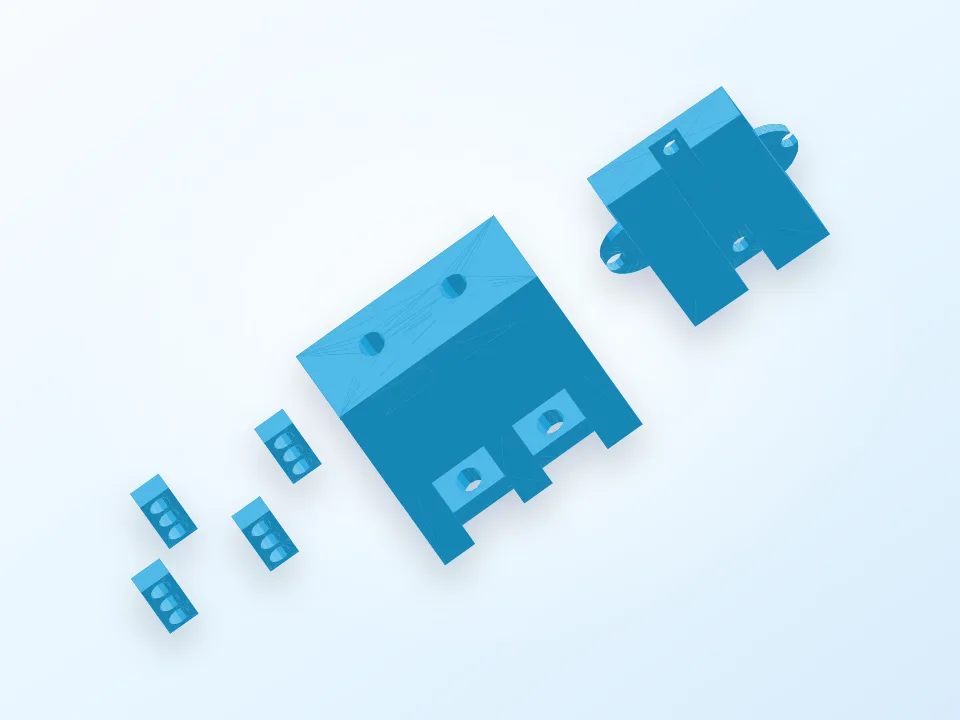 Electrical box second version 3D model preview