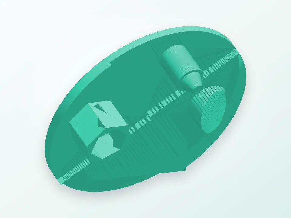 Test Object #001 3D model preview
