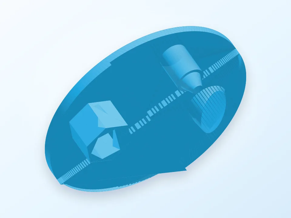 Test Object #001 3D model preview