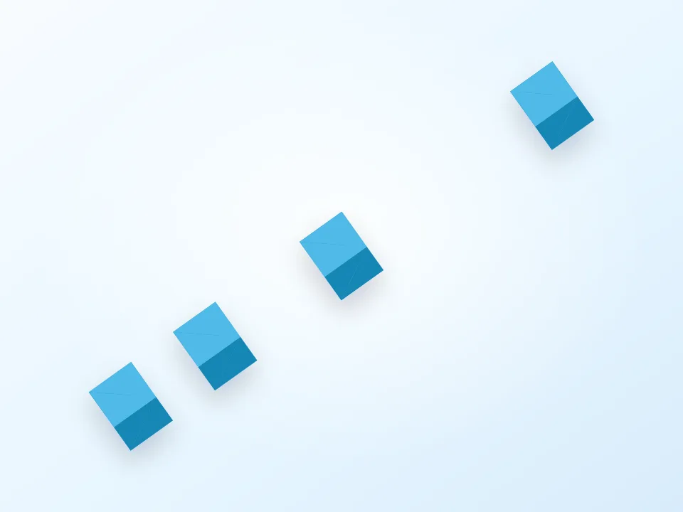 Retraction Cubes 3D model preview