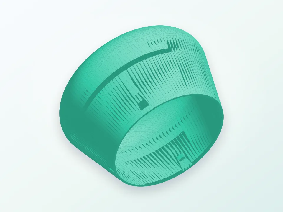 Philips Hue Broken Bulb Replacement Diffuser 3D model preview