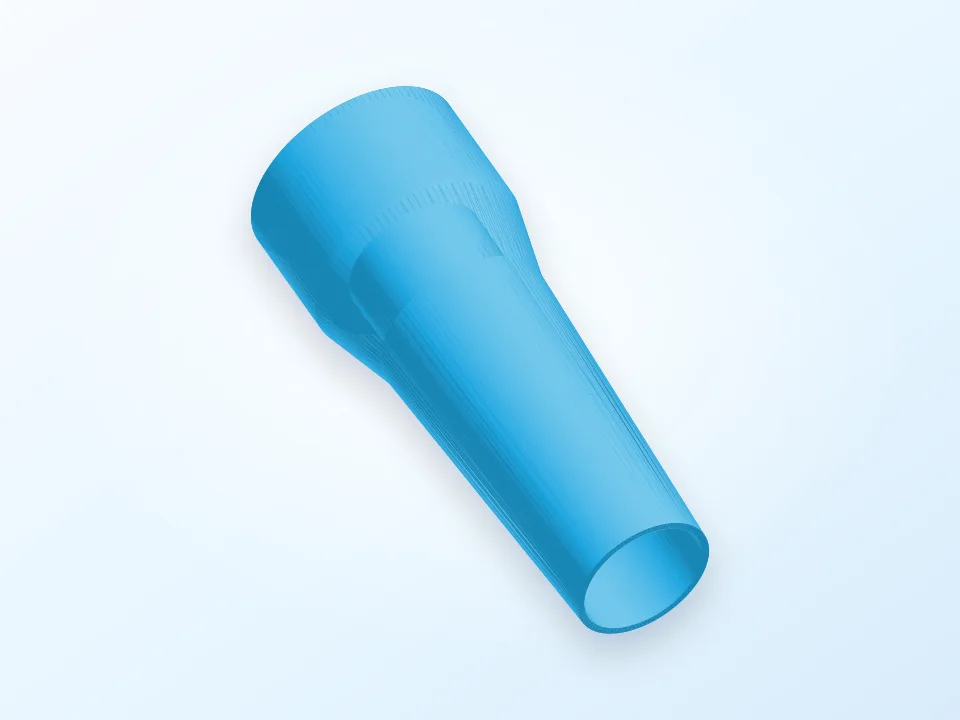 Simple 32mm Hose adapter 3D model preview