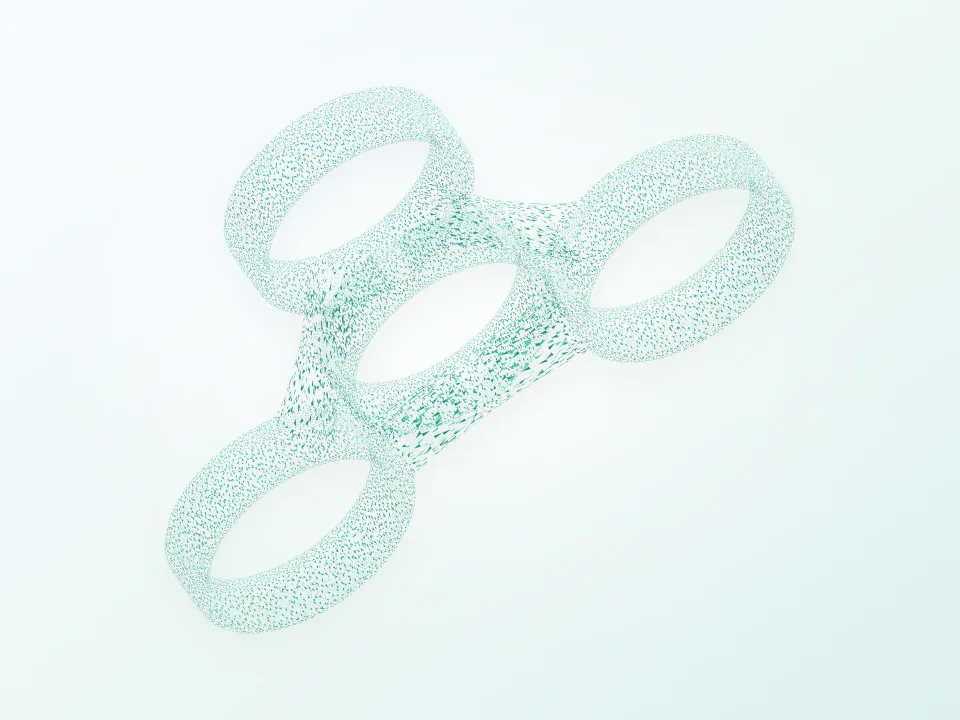 Hand Fidget Spinner 3D model preview