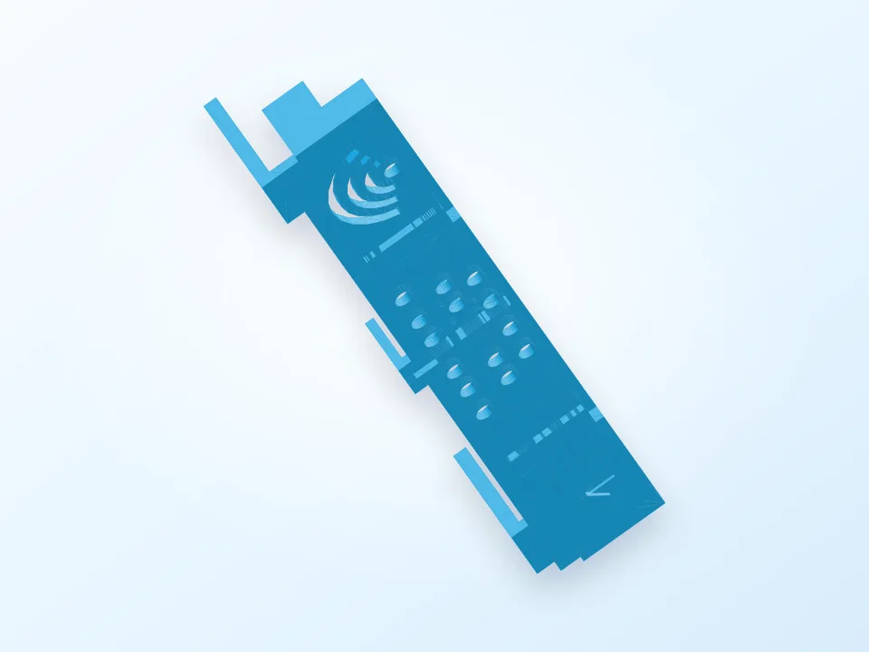 UDOO x86 antenna mount 3D model preview