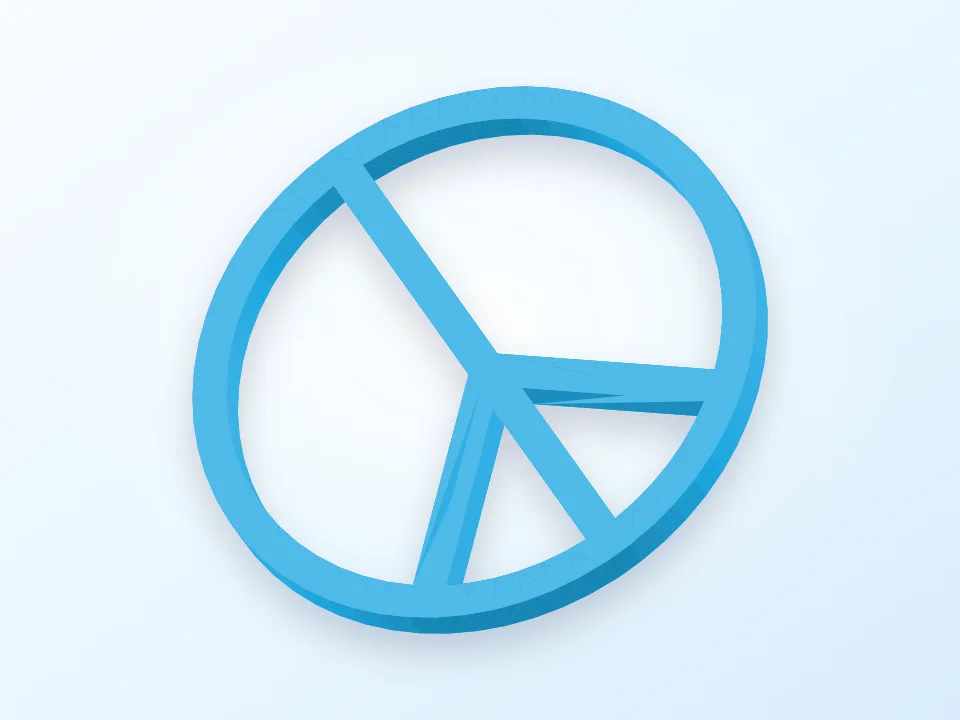 peace 3D model preview