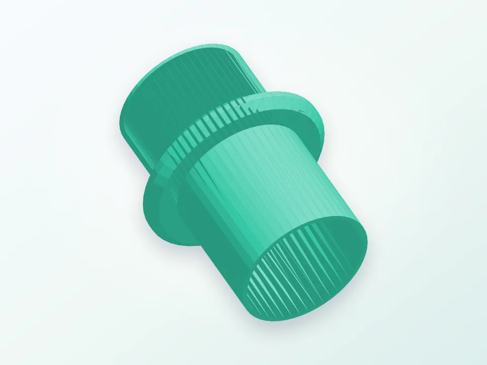 Sharpie Fine Point Plotter Adapter 3D model preview