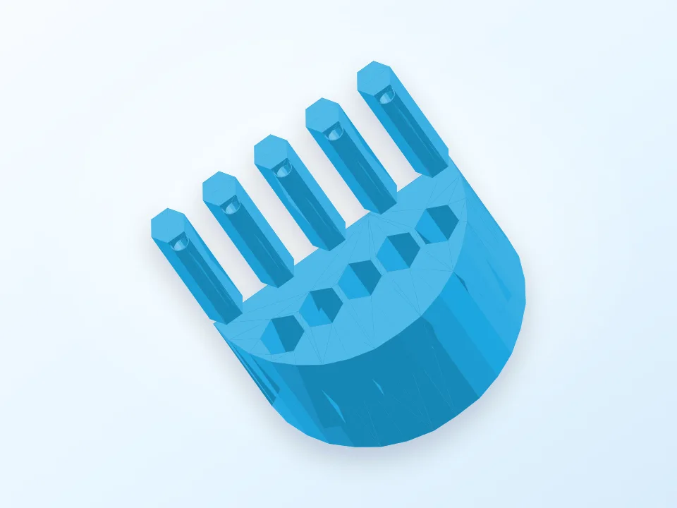 5-slot cable tensioner 3D model preview