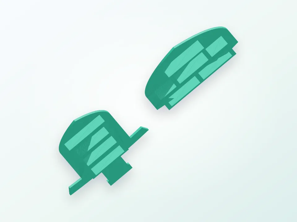 Dice trays for Pocket Tactics 3D model preview