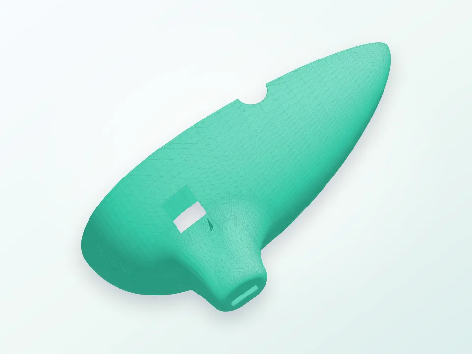 Ocarina - fully playable 3D model preview