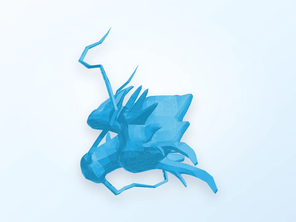 Dragon 3D model preview