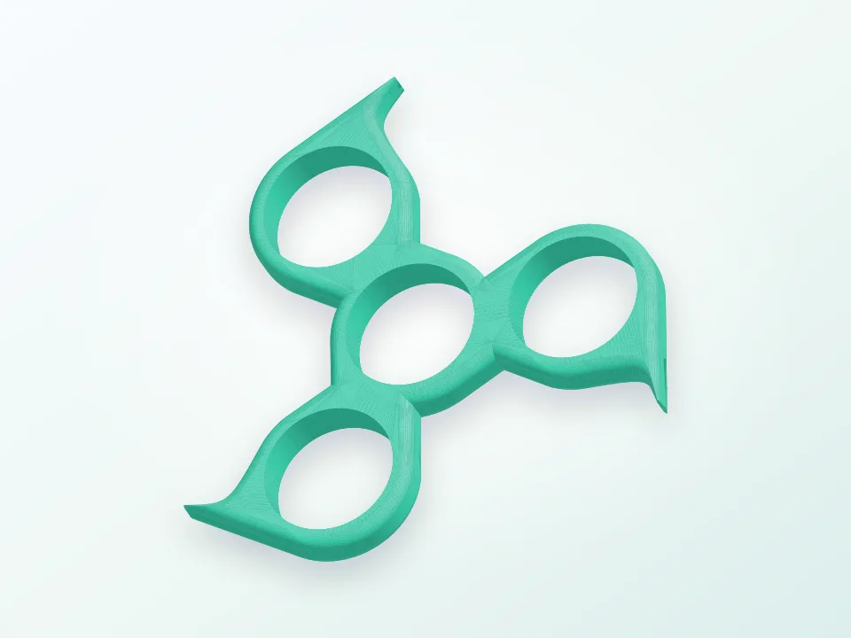 Fulcrum Spinner 3D model preview
