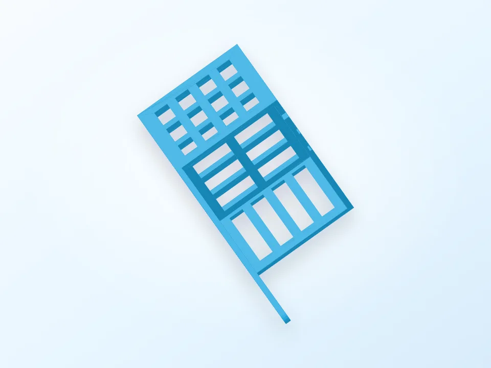 Simple Box 3D model preview