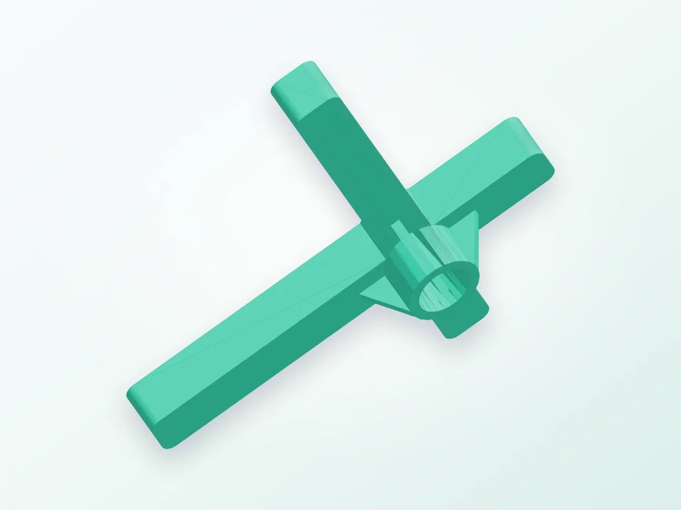 Rest for cue snooker 3D model preview