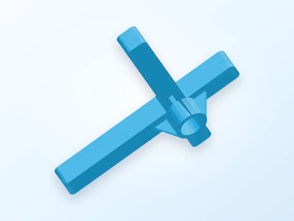 Rest for cue snooker 3D model preview