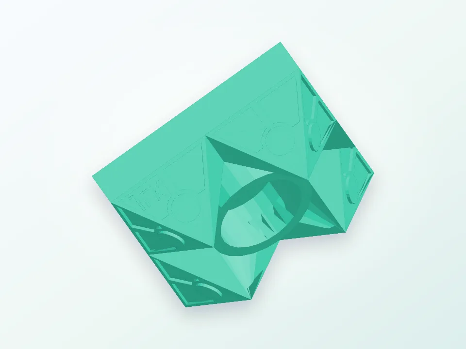 JeffsFirstShape_4pyramids 3D model preview