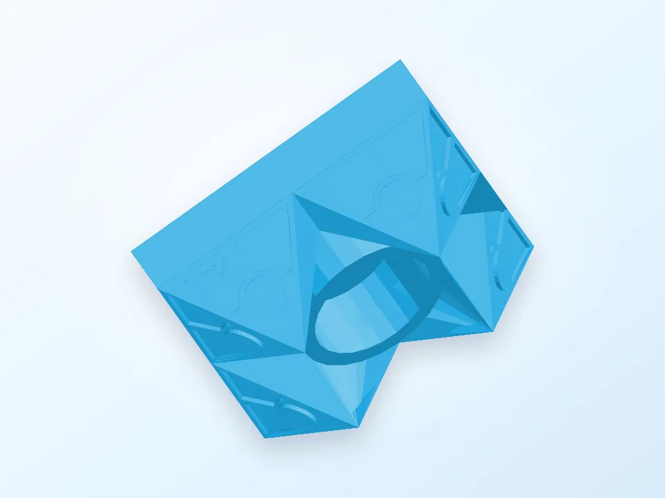 JeffsFirstShape_4pyramids 3D model preview