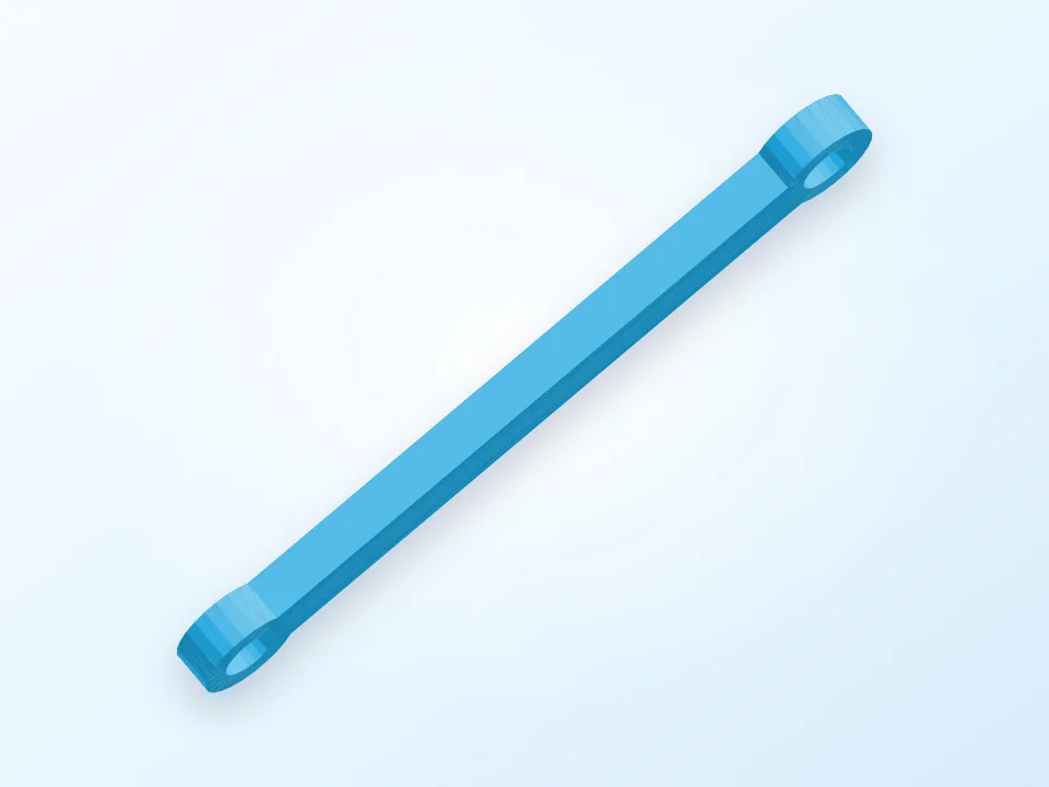 Trekker replacement tie rod 48mm 3D model preview