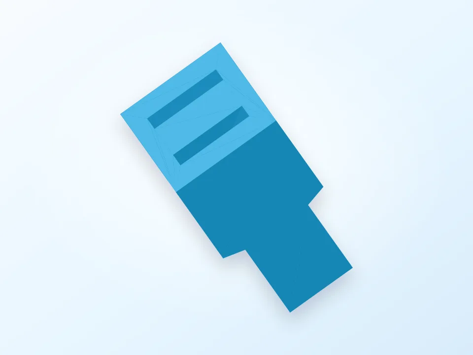 tweezer support 3D model preview