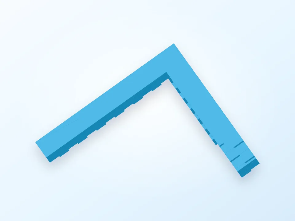photogrammetry tridimensional set square 3D model preview