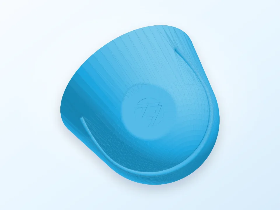 Standing leaf 3D model preview