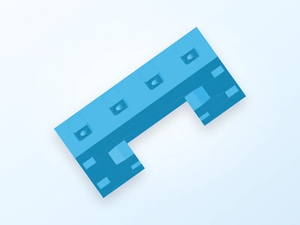 Interconnecting Robot Prototype Blocks - Servo 3D model preview