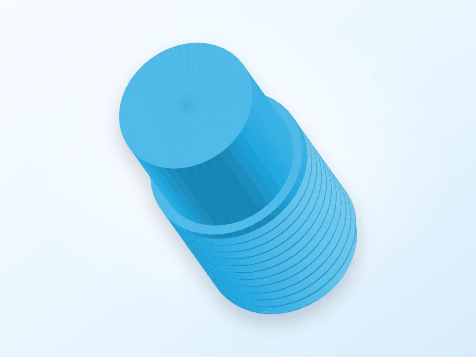 fixation flotteur de kayak 3D model preview