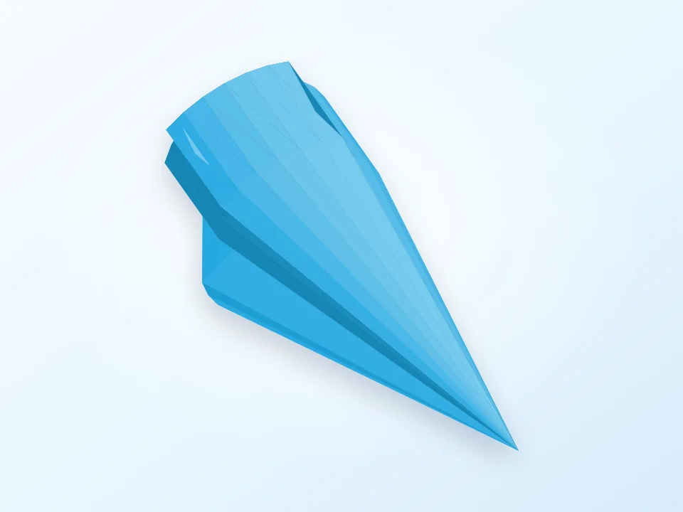 space ship model 3D model preview
