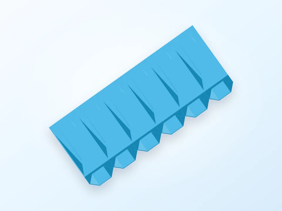 Brush holder or small object holder 3D model preview