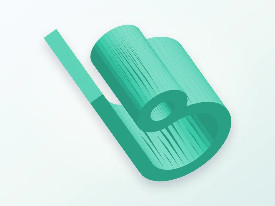Another Filament Clip / Un autre clip a filament 3D model preview