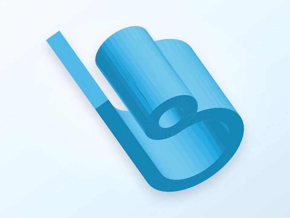 Another Filament Clip / Un autre clip a filament 3D model preview