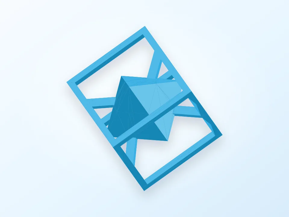 Midpoint polygons 3D model preview