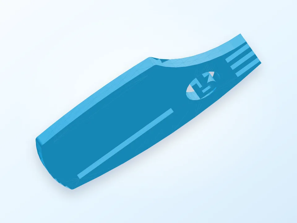 Custom Rear view mirrors for Scooter 3D model preview