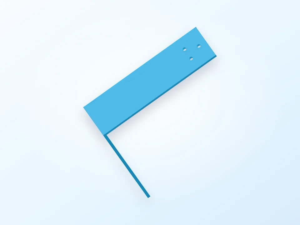 Angle Bracket 3D model preview