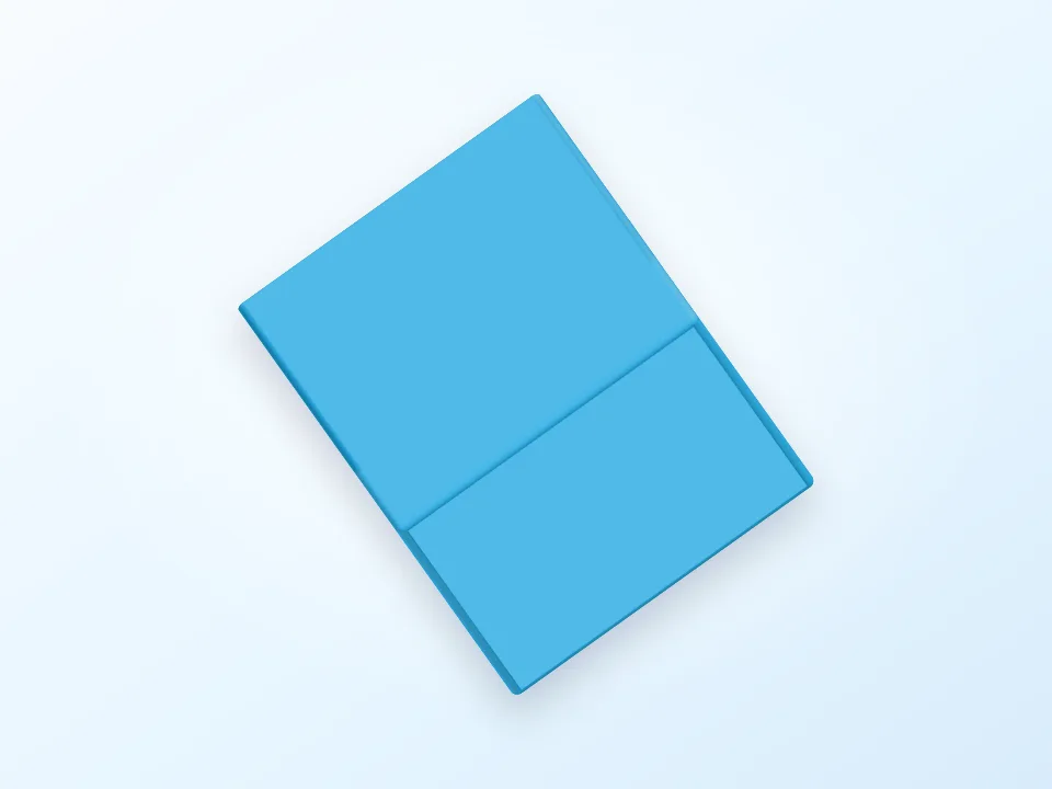 Box (200 x 200 x 180 mm) 3D model preview