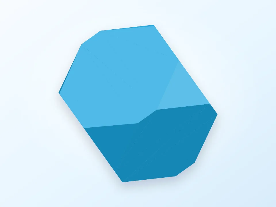 cube 3D model preview