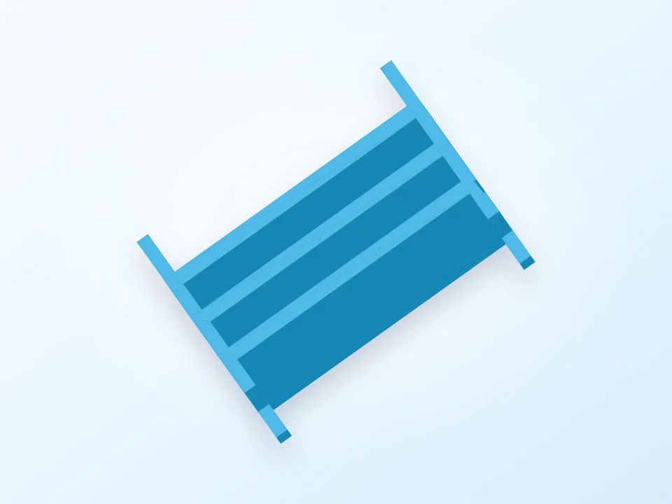 shelf 3D model preview