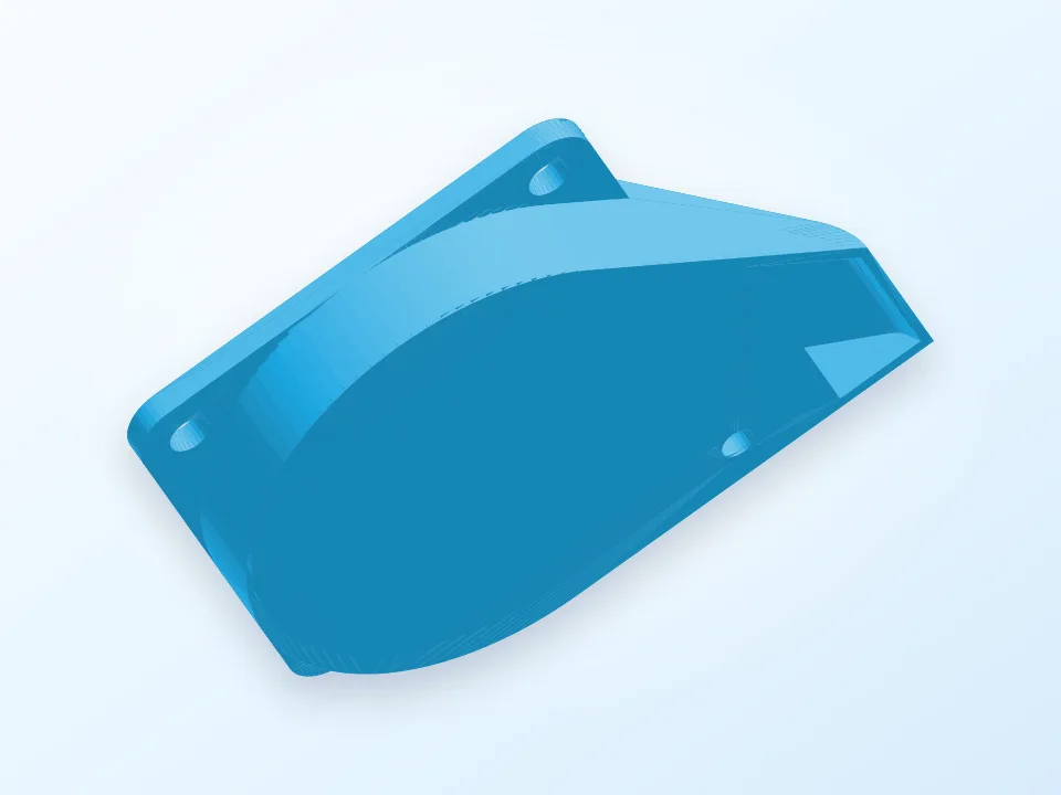 Fan Shroud for Zortrax M200 3D model preview