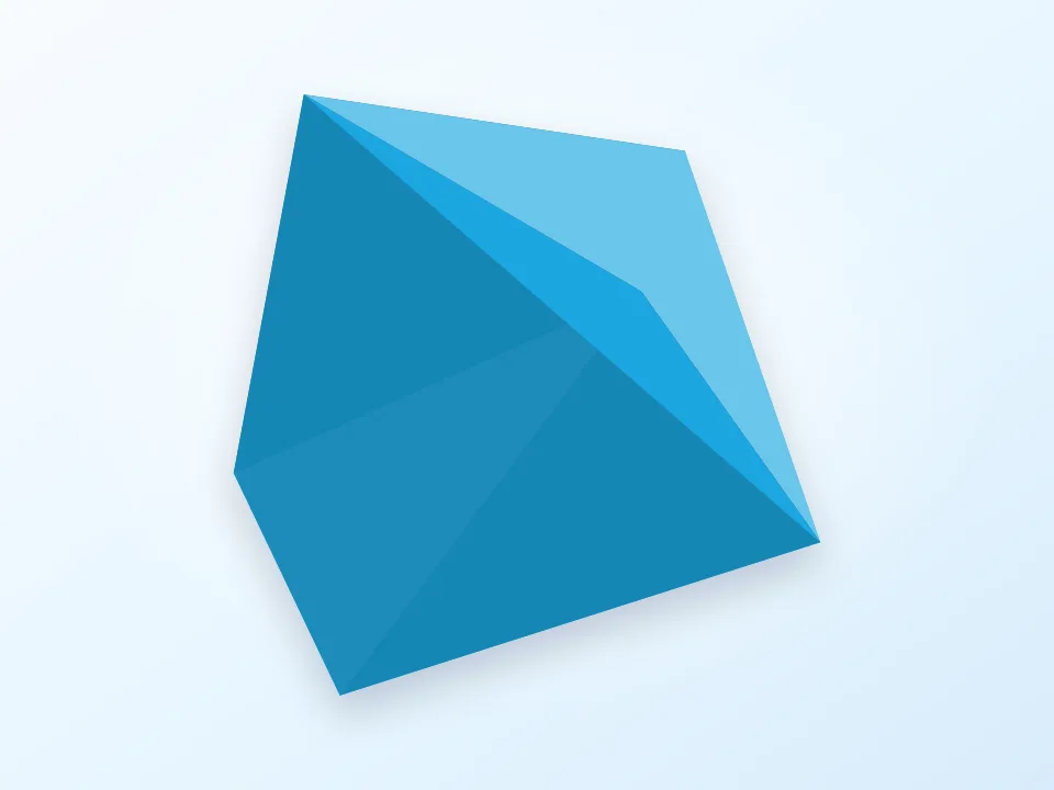 Schoenhardt Polyhedron 3D model preview