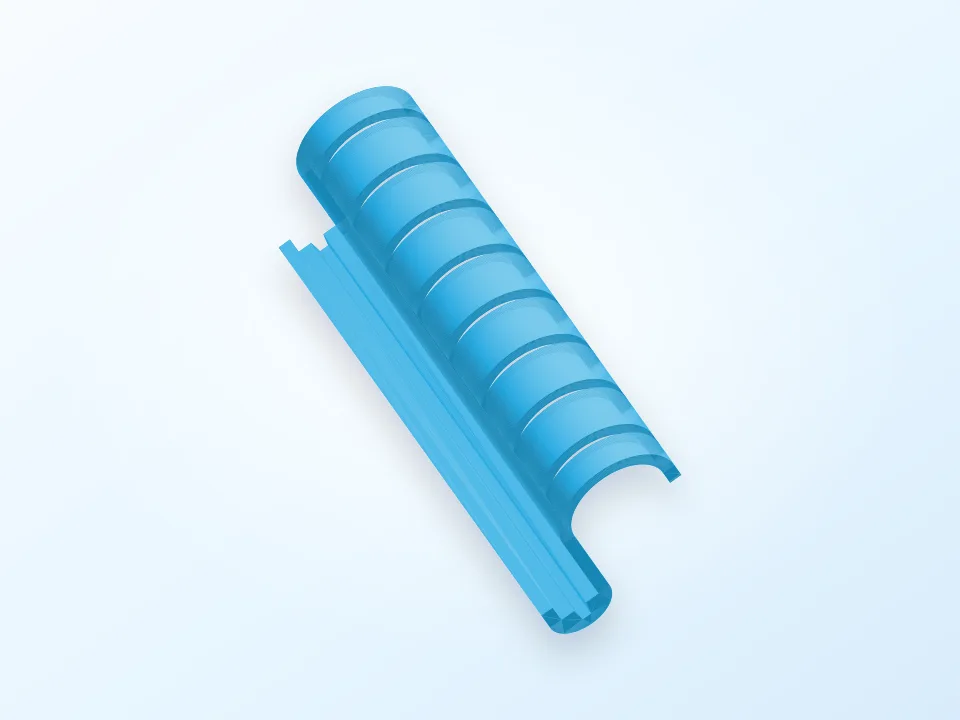 USB cable hanger for OSB wood planks 3D model preview