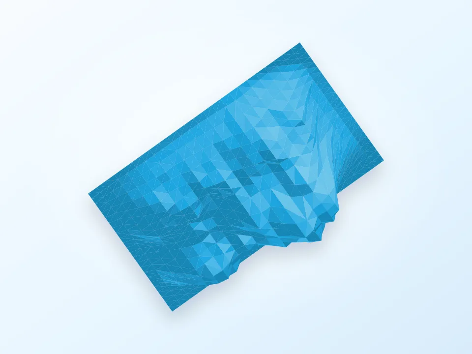 Low-poly landscapes (4) 3D model preview
