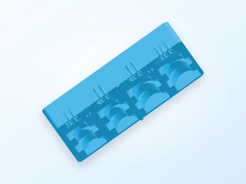 Rangements pièces/Coin Organizers (Euros) 3D model preview
