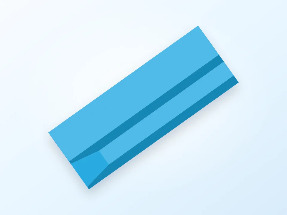 Simple Book Spine Protector (Paperback books) 3D model preview