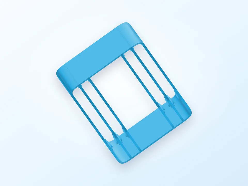 Wide Filament Spool Holder 3D model preview