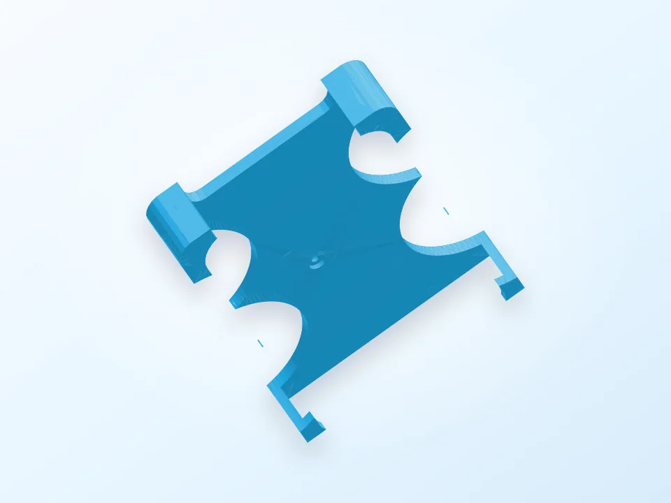Car phone holder 3D model preview