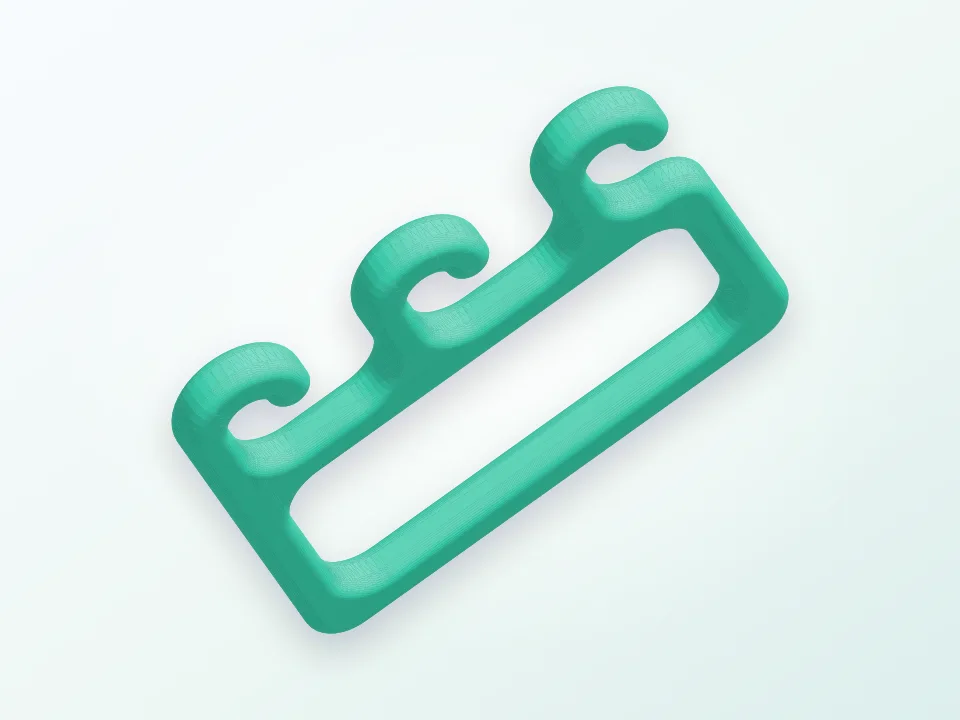 Bag Holder - Shopping Handle 3D model preview