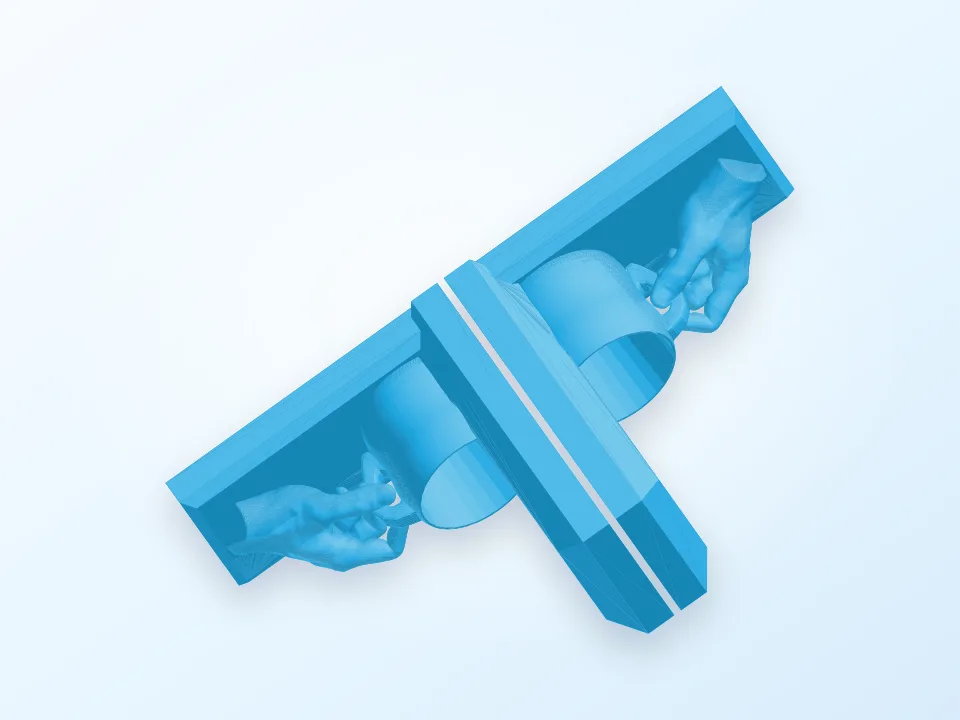 Book Ends 3D model preview