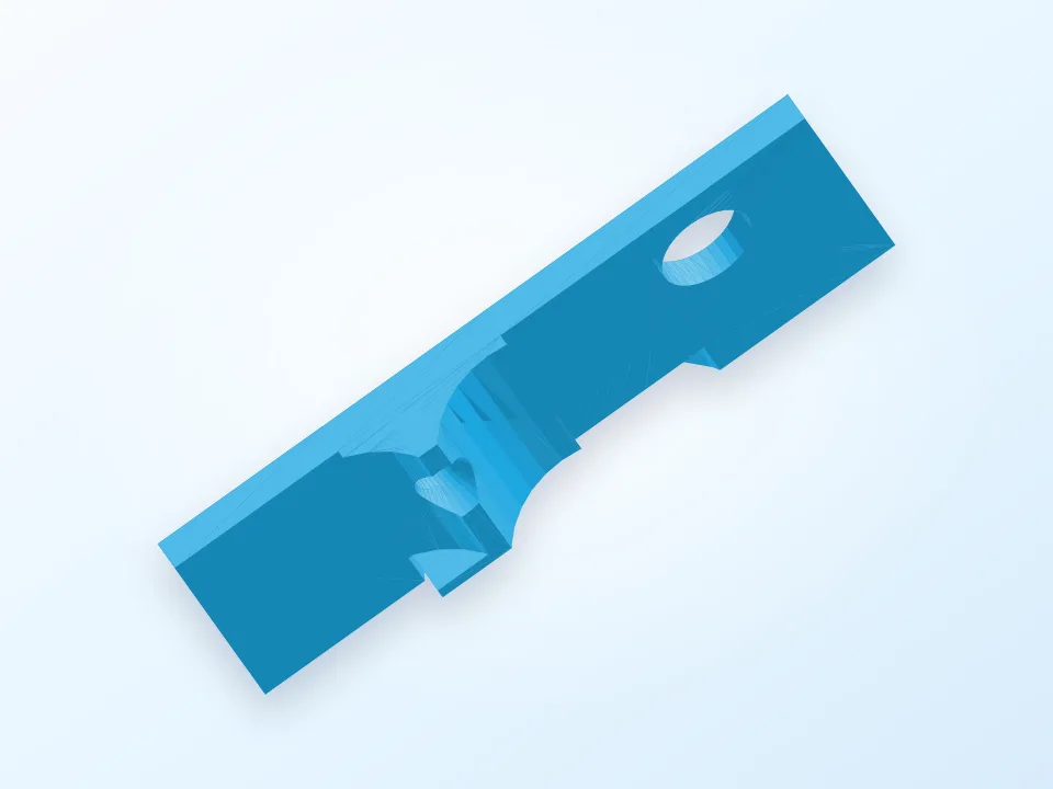 Anet A8 Internal Filament Guide 3D model preview